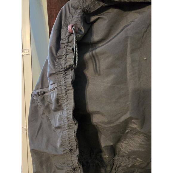 Vtg Roffe Made in USA MEDIUM Mens F-16 Style 2363 Gray Snow Suit One Piece Bibs - Picture 8 of 10